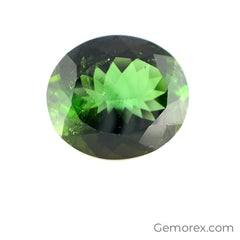Green Tourmaline Oval Faceted 17.73ct