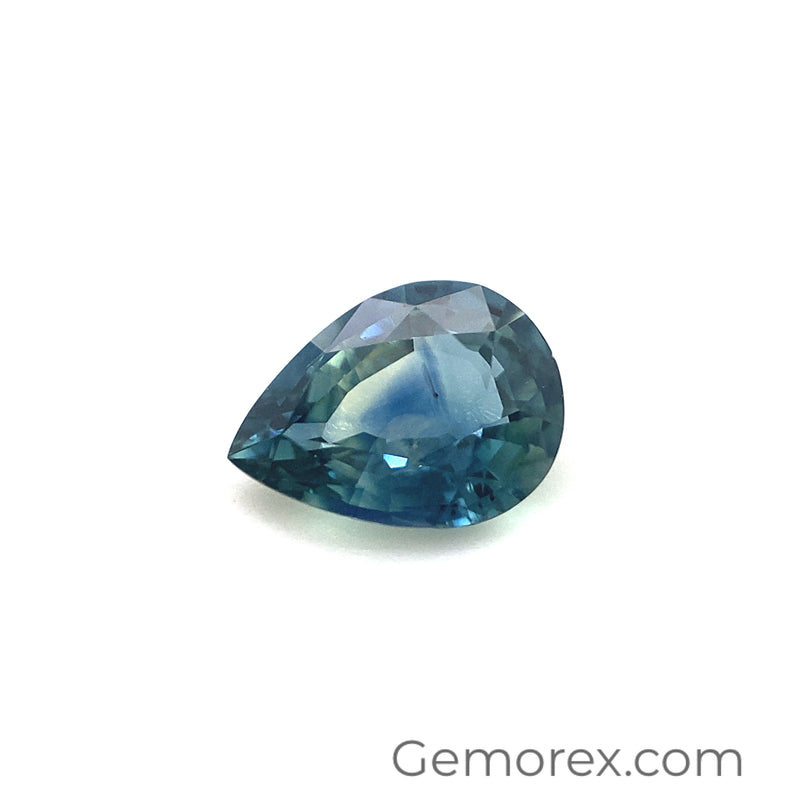 Teal Sapphire Pear 1.33ct