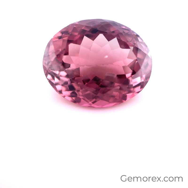 Pink Tourmaline Oval Faceted 7.77ct