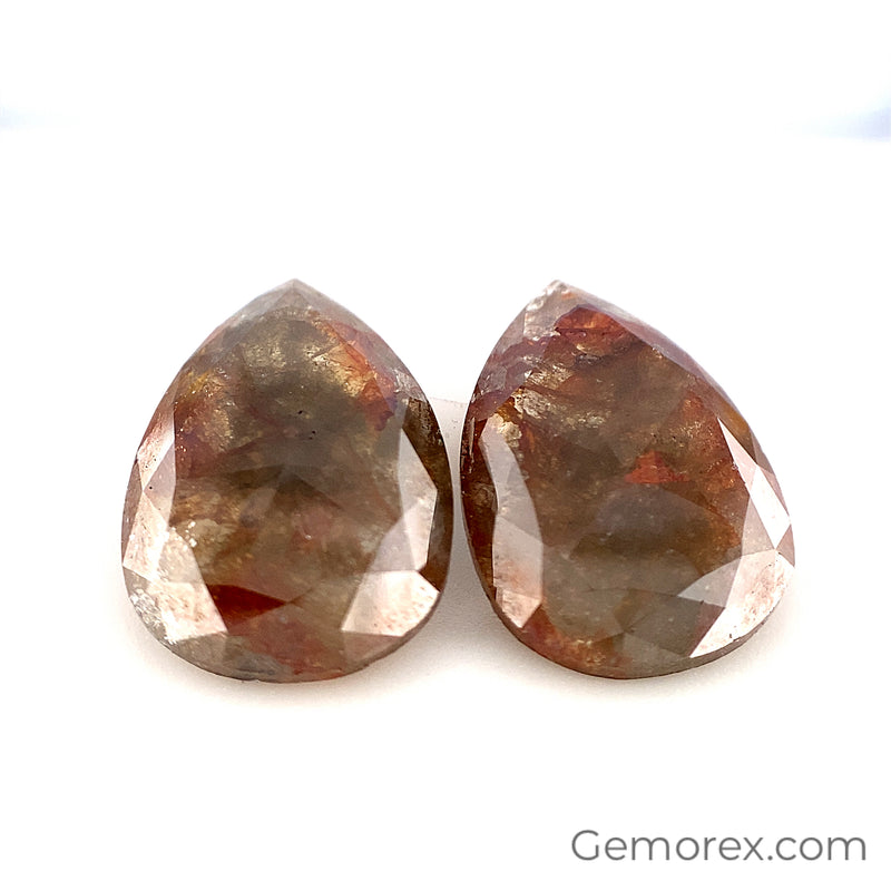 Rustic Natural Diamond Pear Shape Rose Cut 9.69ct