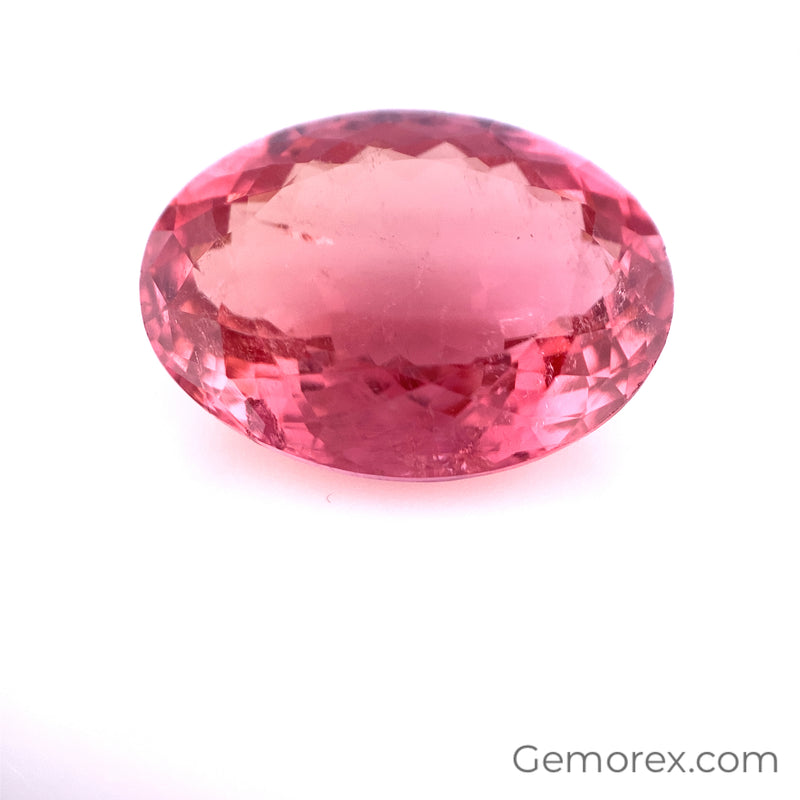 Pink Tourmaline Oval Faceted 19.66ct