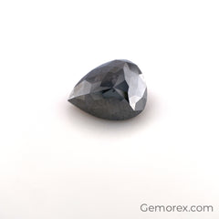 Black Diamond Pear Shape Rose Cut 2.22ct