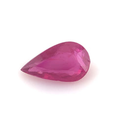 Ruby Pear Faceted 1ct