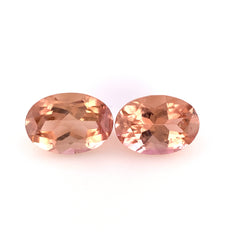 Peach Tourmaline Oval Faceted 1.81ct