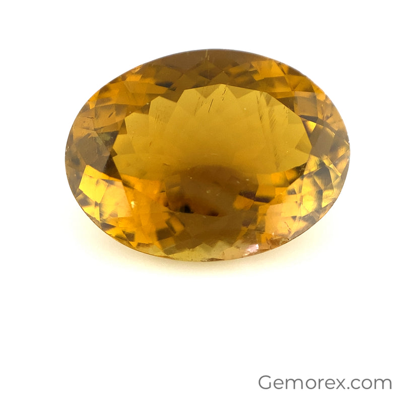 Yellow Tourmaline Oval Faceted 20.94ct
