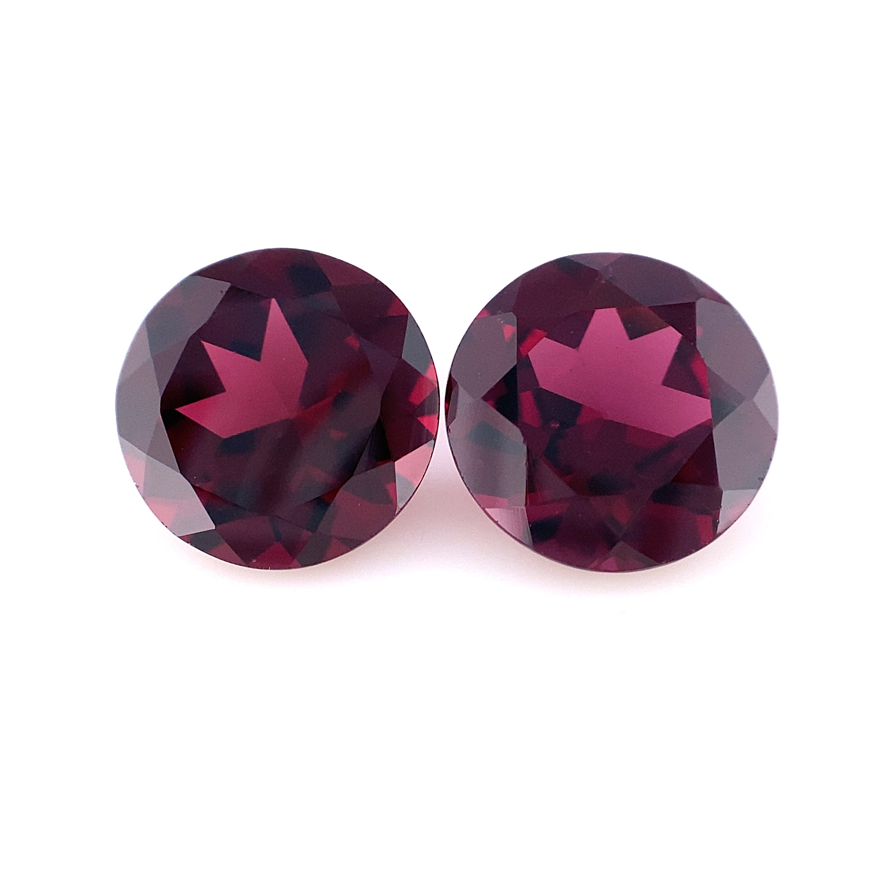 Rhodolite Garnet Round Faceted Gemorex International