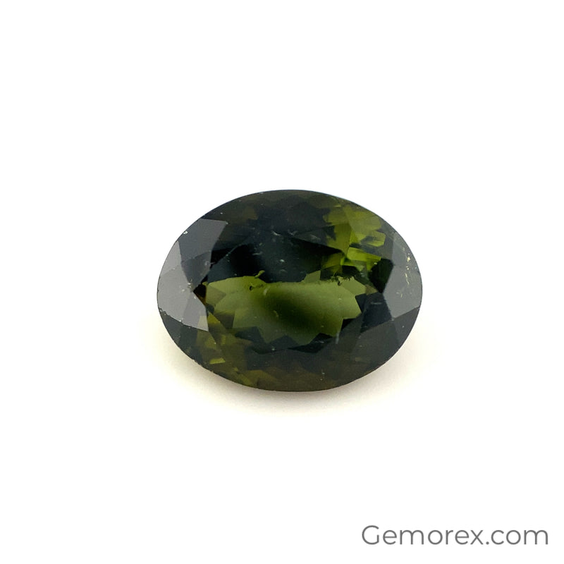 Green Tourmaline Oval Faceted 6.15ct