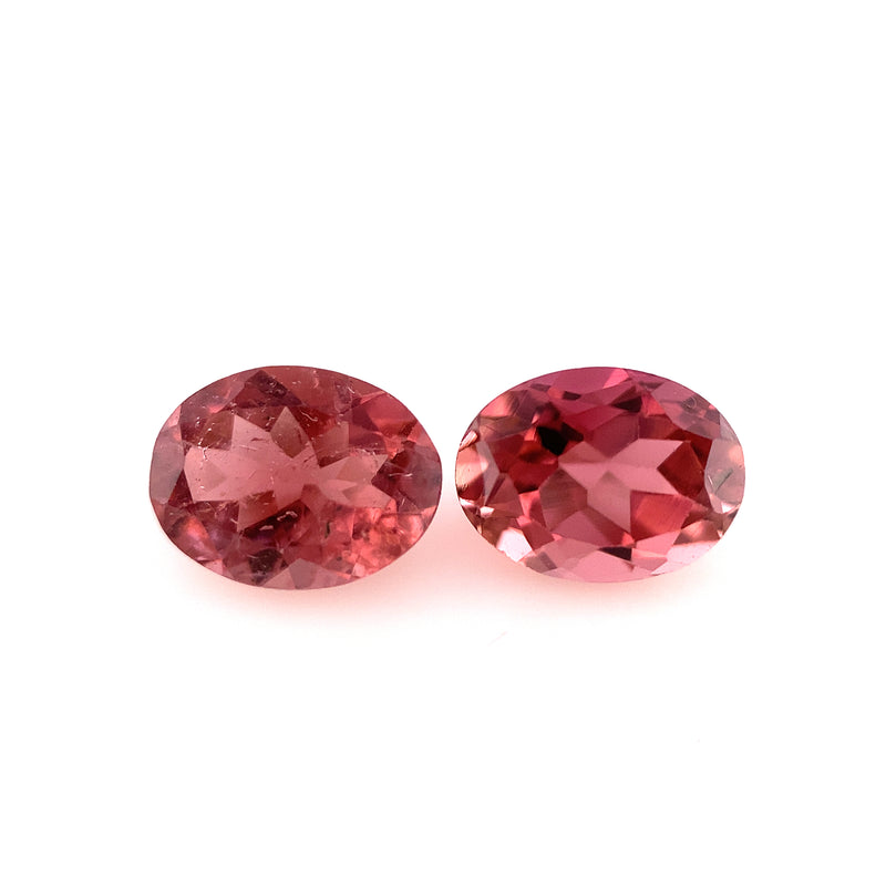 Pink Tourmaline Oval Faceted 1.65ct