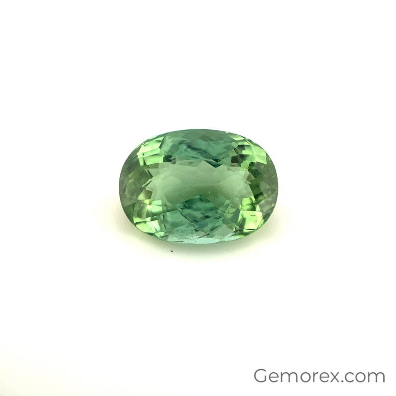 Mint Green Tourmaline Oval Faceted 3.47ct