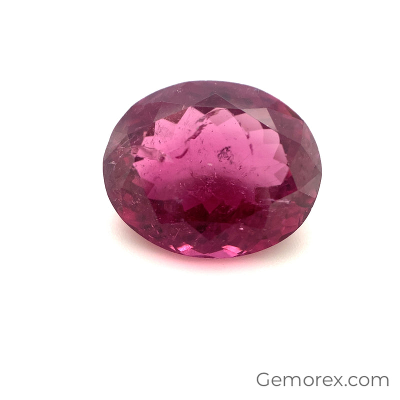 Pink Tourmaline Oval Faceted 8.04ct