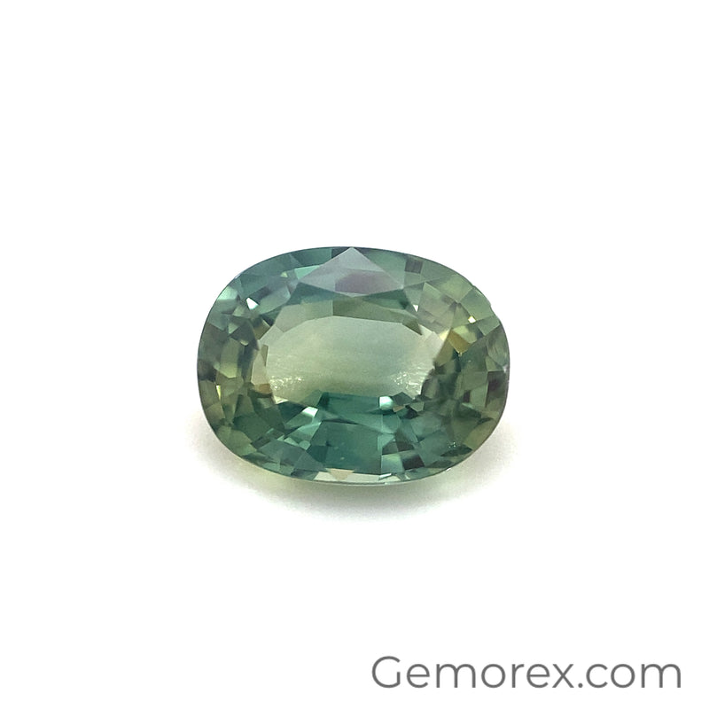 Teal Sapphire Oval 1.84ct