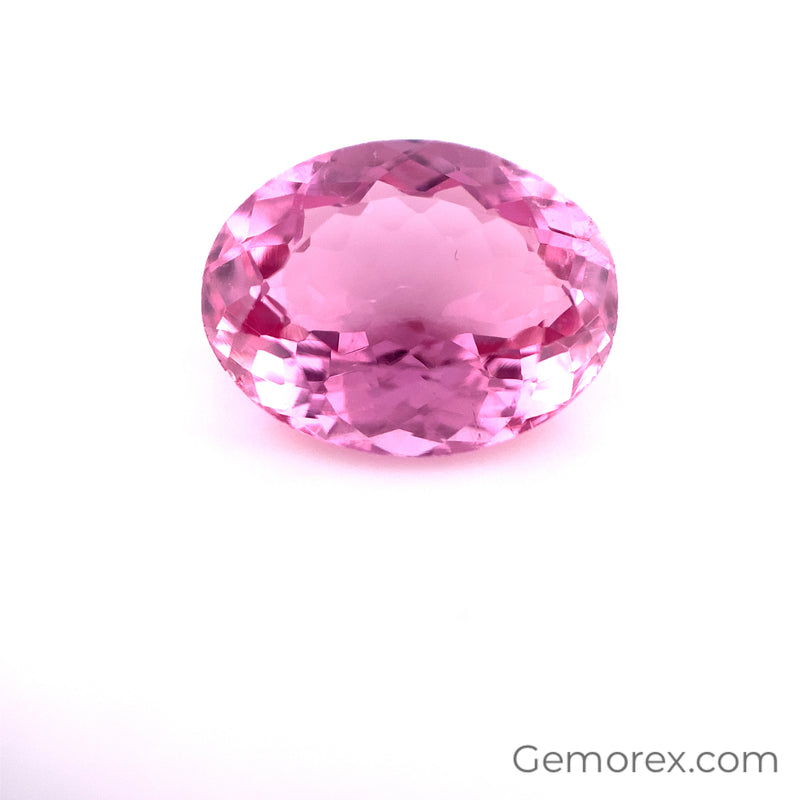 Pink Tourmaline Oval Faceted 4.69ct