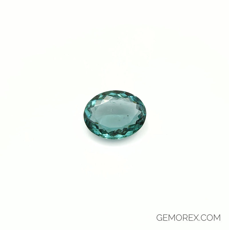 Teal Tourmaline Oval Faceted 12.63ct