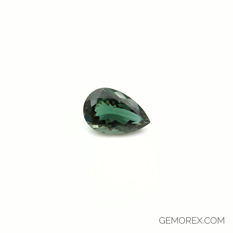 Teal Tourmaline Pear Shape Faceted 13.14ct