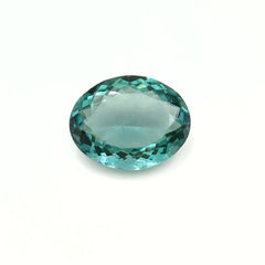 Indicolite Tourmaline Oval Faceted 15.11ct